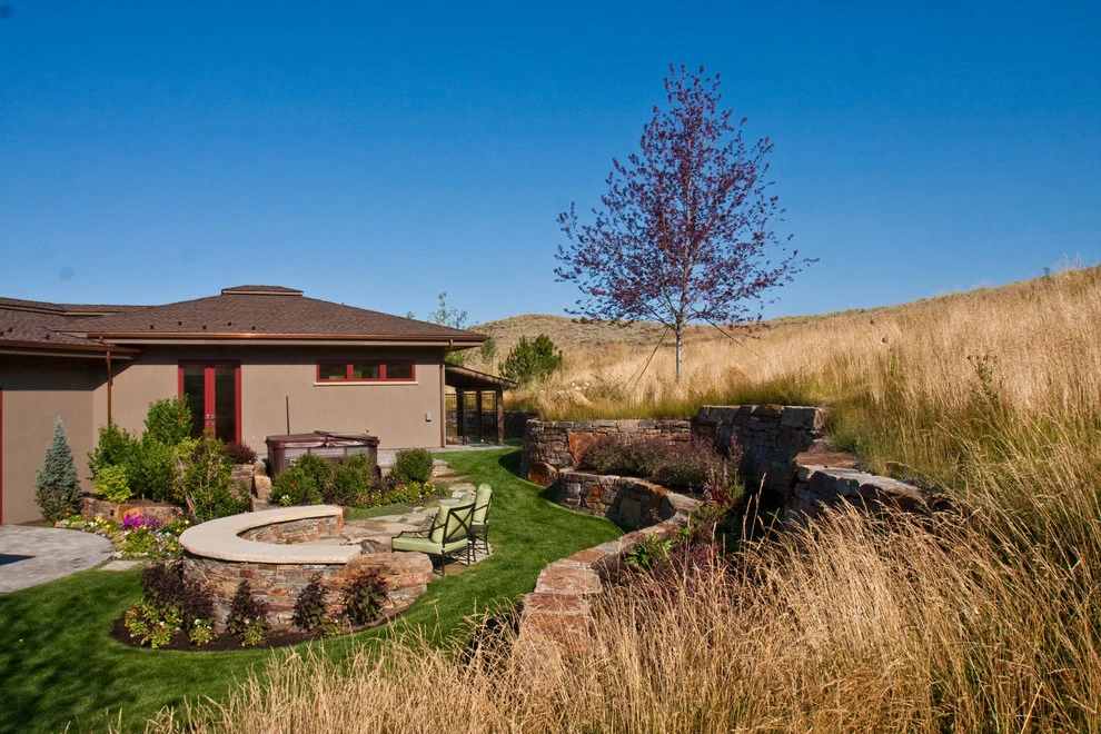 Sun Valley | Natural Stone Mountain Landscape by Terry T. King Landscape Architecture - Photo 4