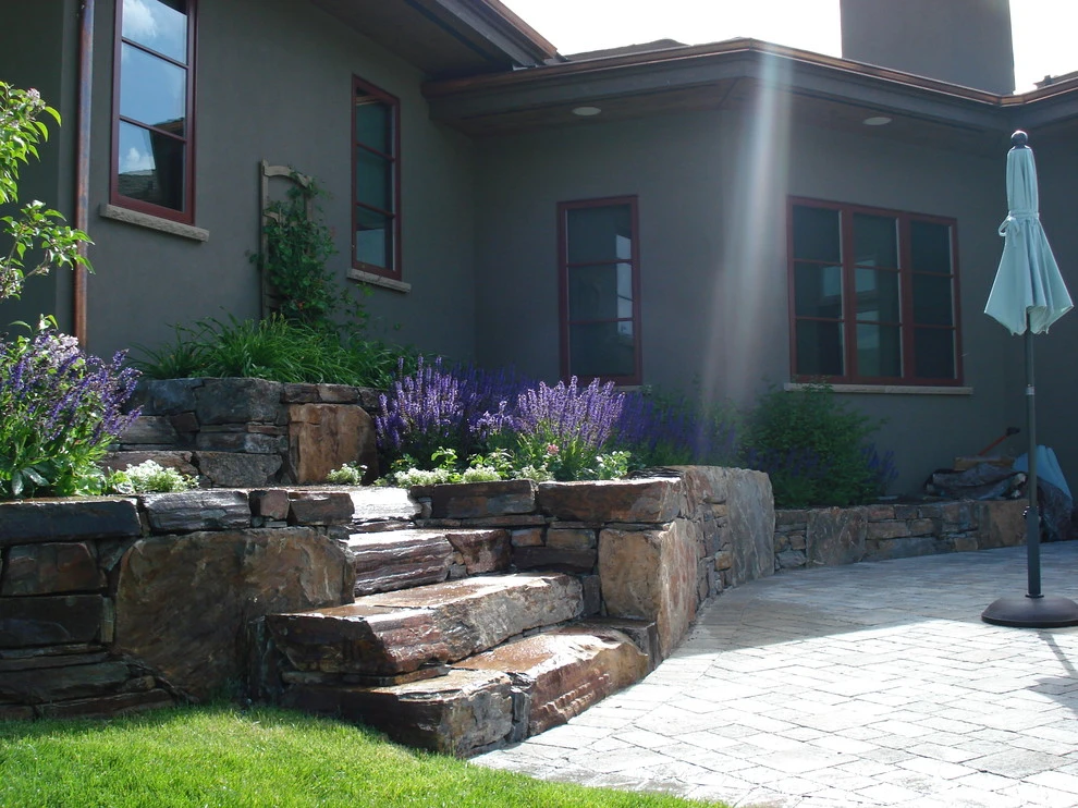 Sun Valley | Natural Stone Mountain Landscape by Terry T. King Landscape Architecture - Photo 39
