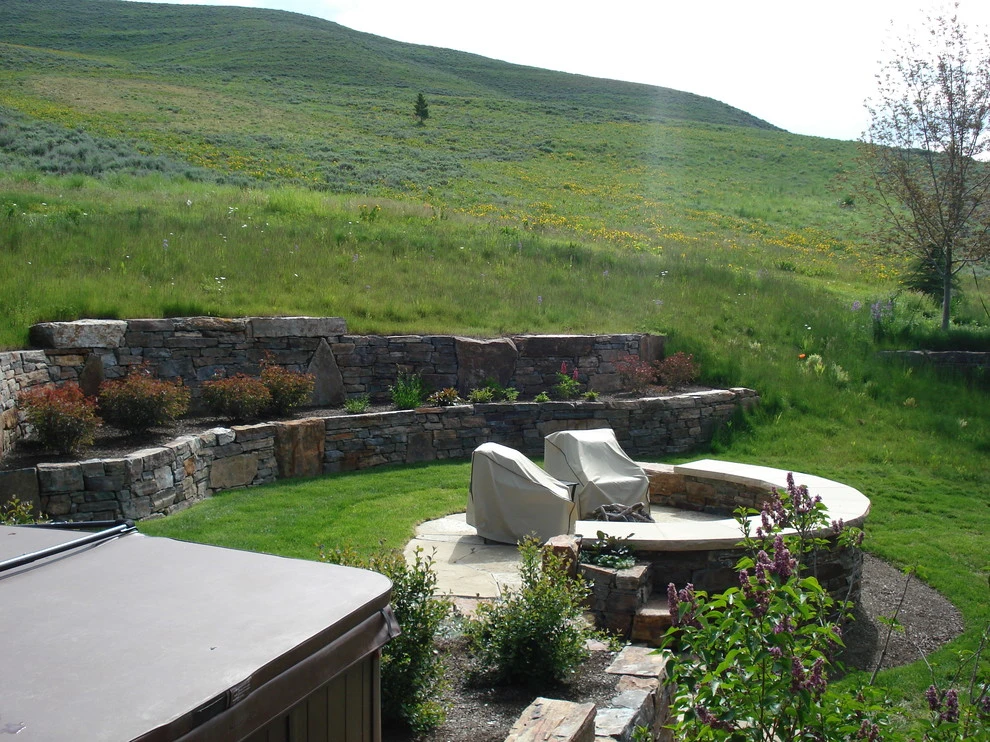 Sun Valley | Natural Stone Mountain Landscape by Terry T. King Landscape Architecture - Photo 33