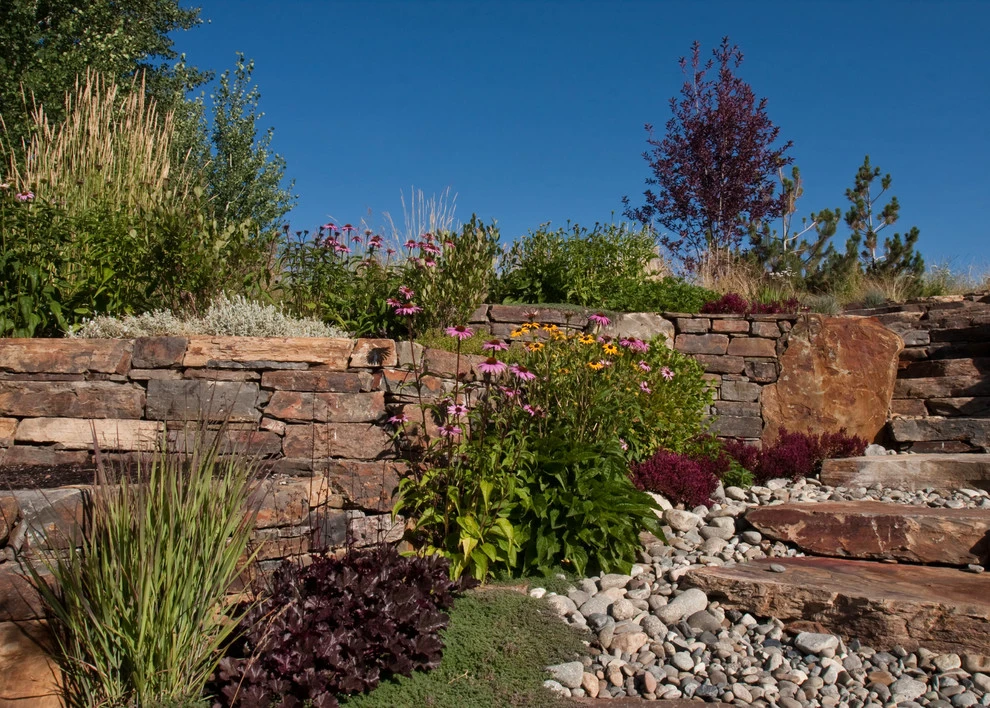 Sun Valley | Natural Stone Mountain Landscape by Terry T. King Landscape Architecture - Photo 8