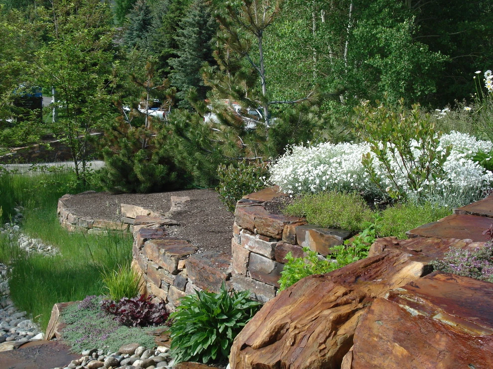 Sun Valley | Natural Stone Mountain Landscape by Terry T. King Landscape Architecture - Photo 25