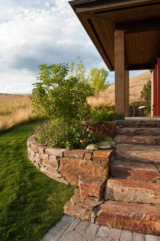 Sun Valley | Natural Stone Mountain Landscape by Terry T. King Landscape Architecture - Photo 10