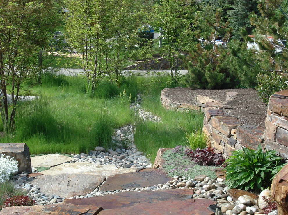 Sun Valley | Natural Stone Mountain Landscape by Terry T. King Landscape Architecture - Photo 17