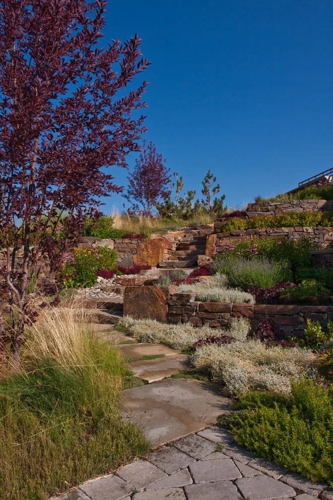 Sun Valley | Natural Stone Mountain Landscape by Terry T. King Landscape Architecture - Photo 24
