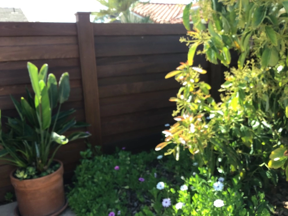Red wood Fence , Horizontals Boards by Exterior Designs Landscape - Photo 5