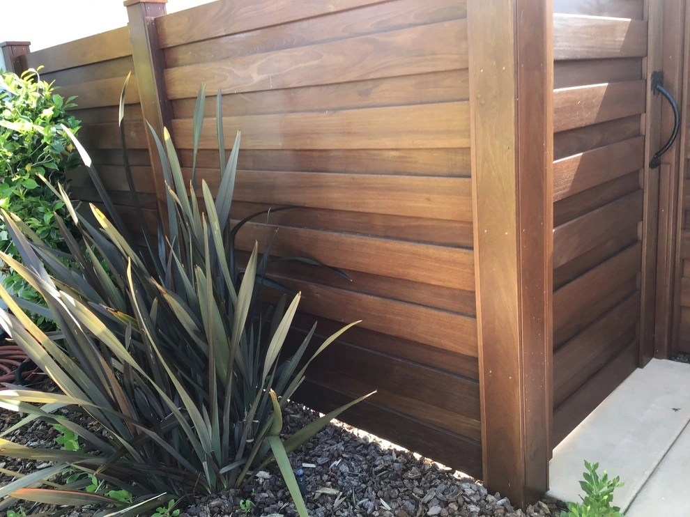 Red wood Fence , Horizontals Boards by Exterior Designs Landscape - Photo 7