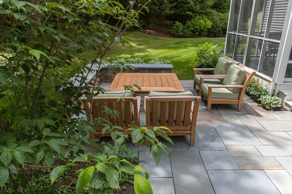 Woodland Fire Pit Patio by A Blade Of Grass - Photo 12