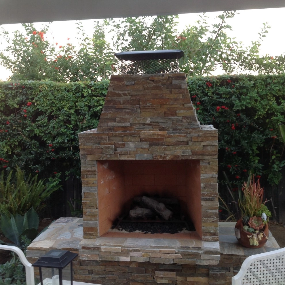 Fireplace In Rancho Bernardo, CA by Exterior Designs Landscape - Photo 4