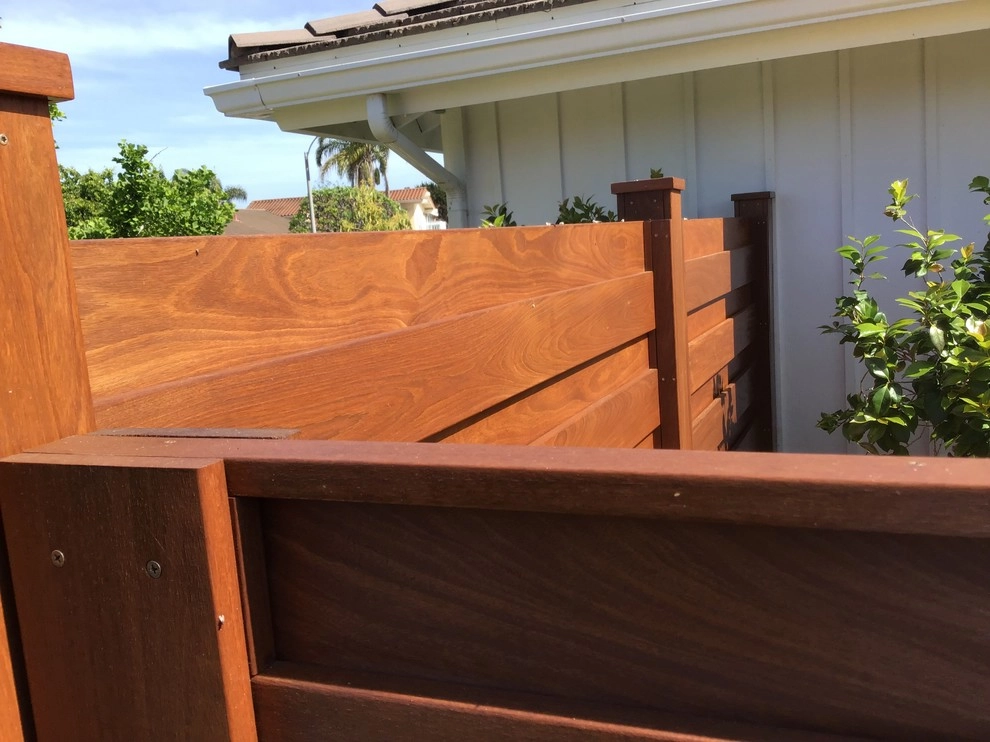 Red wood Fence , Horizontals Boards by Exterior Designs Landscape - Photo 24