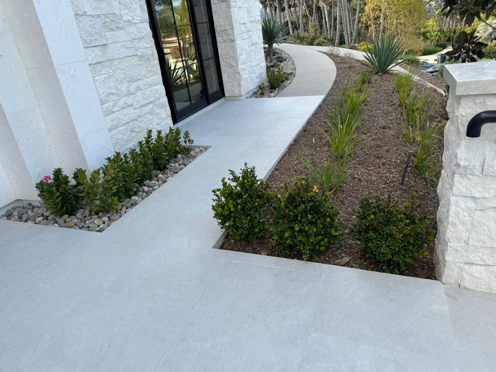 Porcelain Staircase @ Rancho Santa Fe, Ca by Exterior Designs Landscape - Photo 7