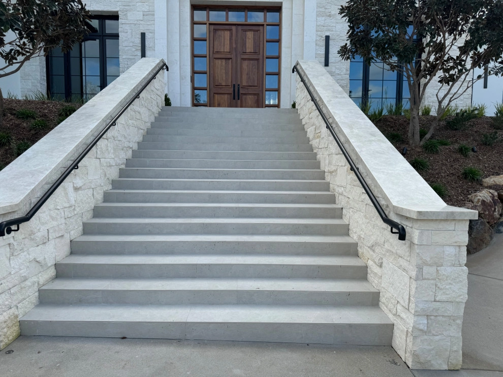 Porcelain Staircase @ Rancho Santa Fe, Ca by Exterior Designs Landscape - Photo 6
