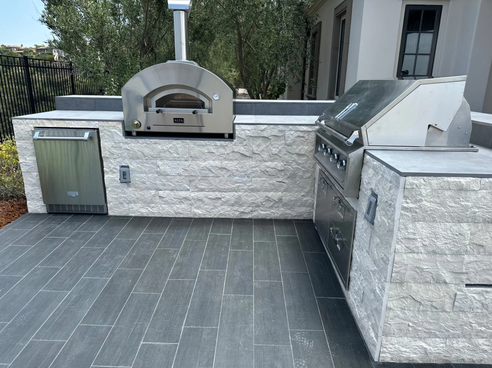 Pizza Oven , BBQ, Porcelain patios by Exterior Designs Landscape - Photo 5
