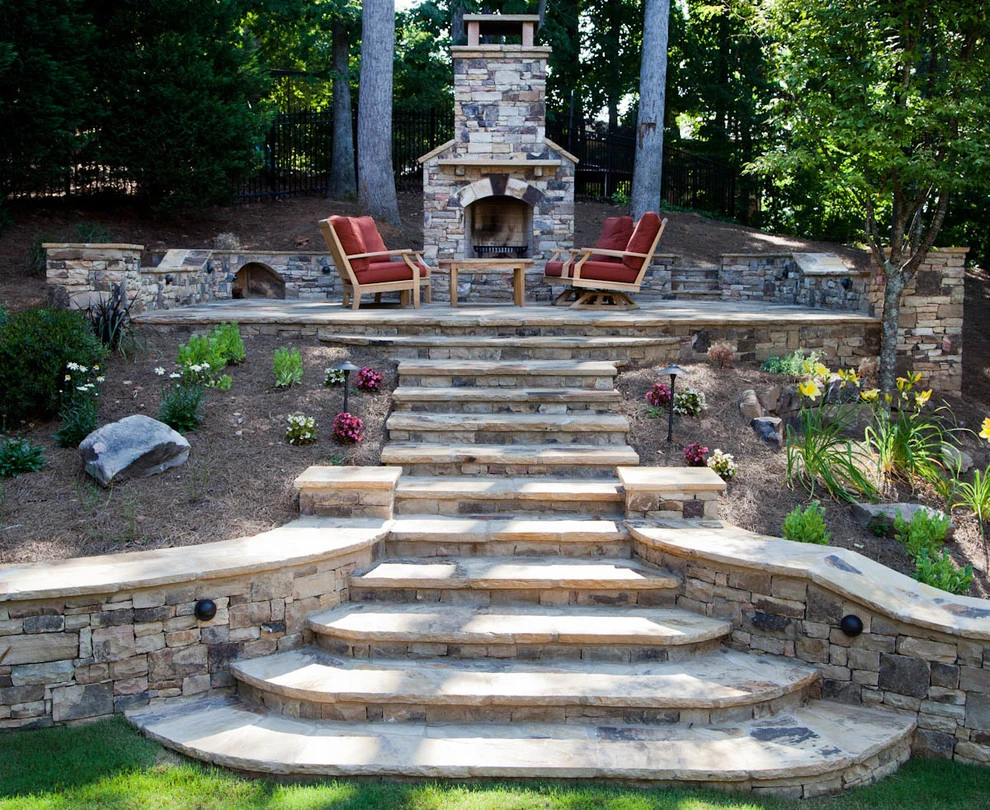 Stone Steps and Walkways by Vision Hardscapes Of Atlanta - Photo 16