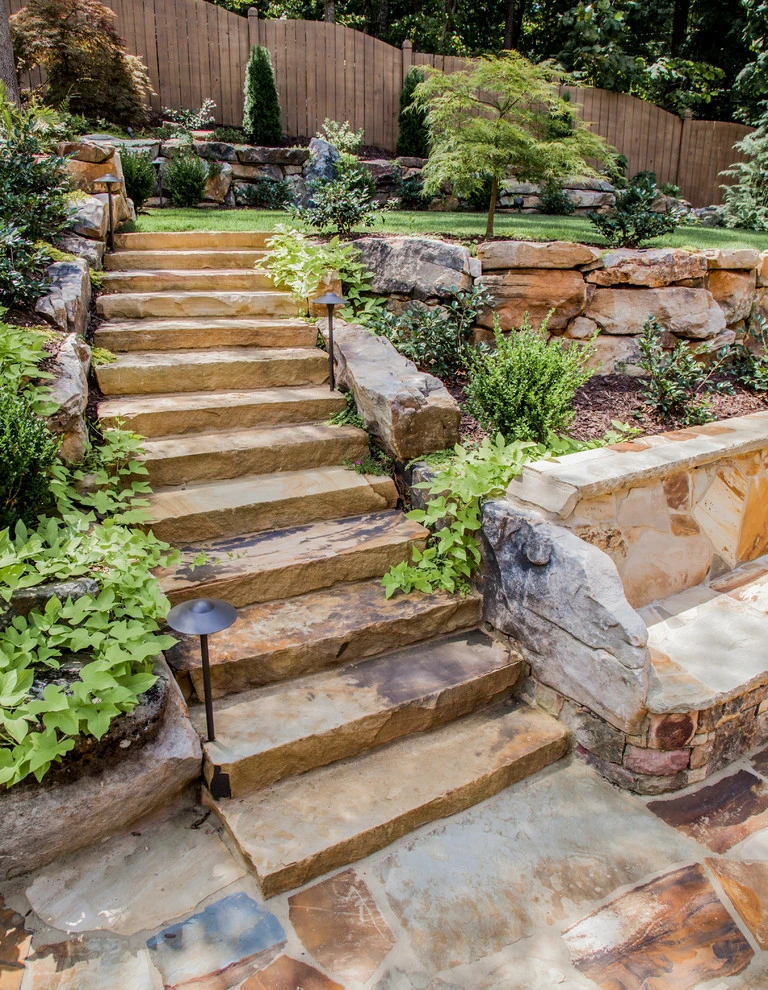 Stone Steps and Walkways by Vision Hardscapes Of Atlanta - Photo 15