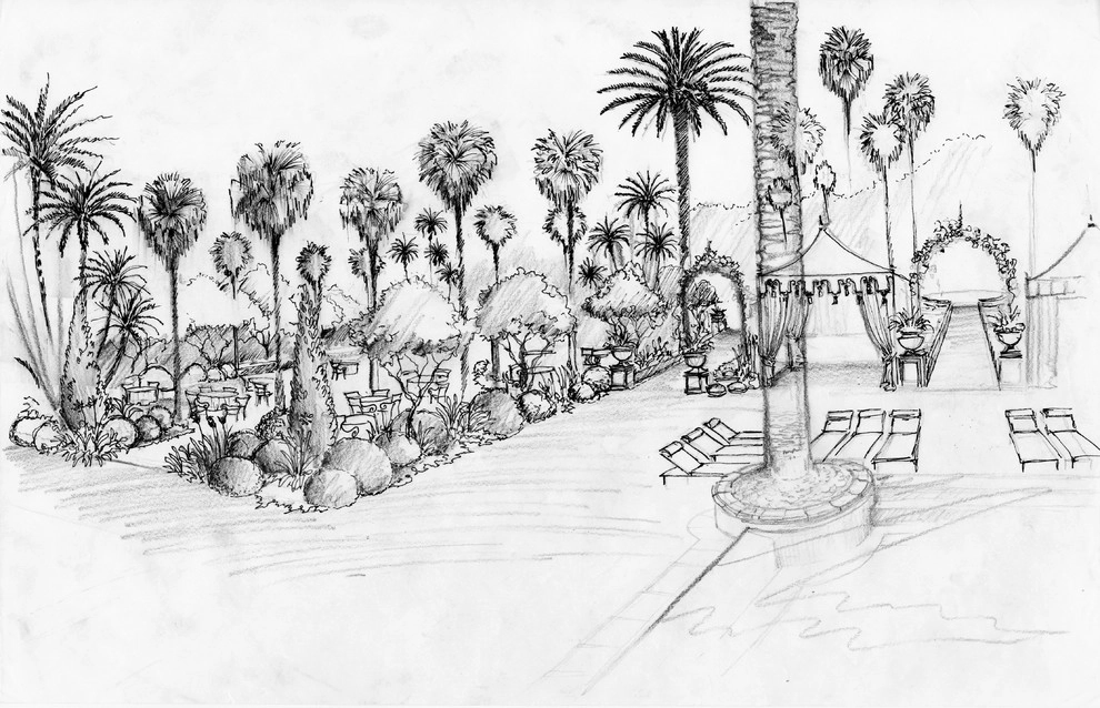 Hand Drawings by Fernando Wong Outdoor Living Design - Photo 8