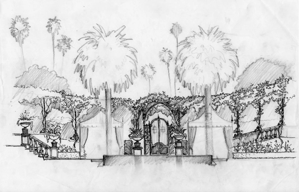 Hand Drawings by Fernando Wong Outdoor Living Design - Photo 5