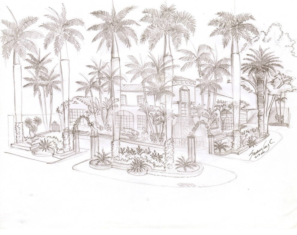 Hand Drawings by Fernando Wong Outdoor Living Design - Photo 6