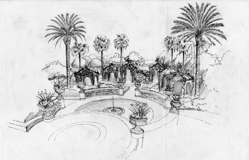Hand Drawings by Fernando Wong Outdoor Living Design - Photo 9