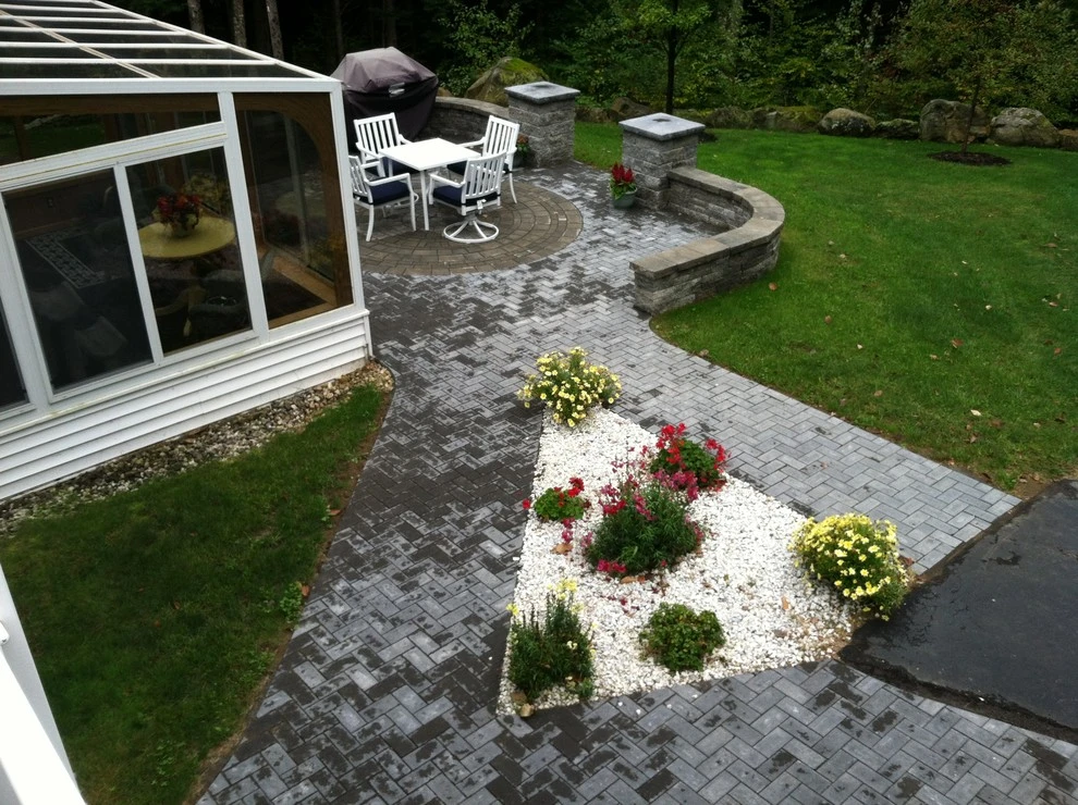 Sanbornton Walkway & steps by A Cut Above Landscaping Inc. - Photo 9