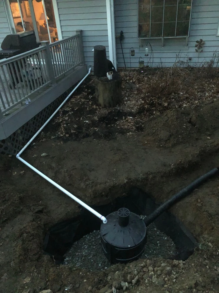 Back Yard Drainage Solution by Arborvine Landscaping, LLC - Photo 5
