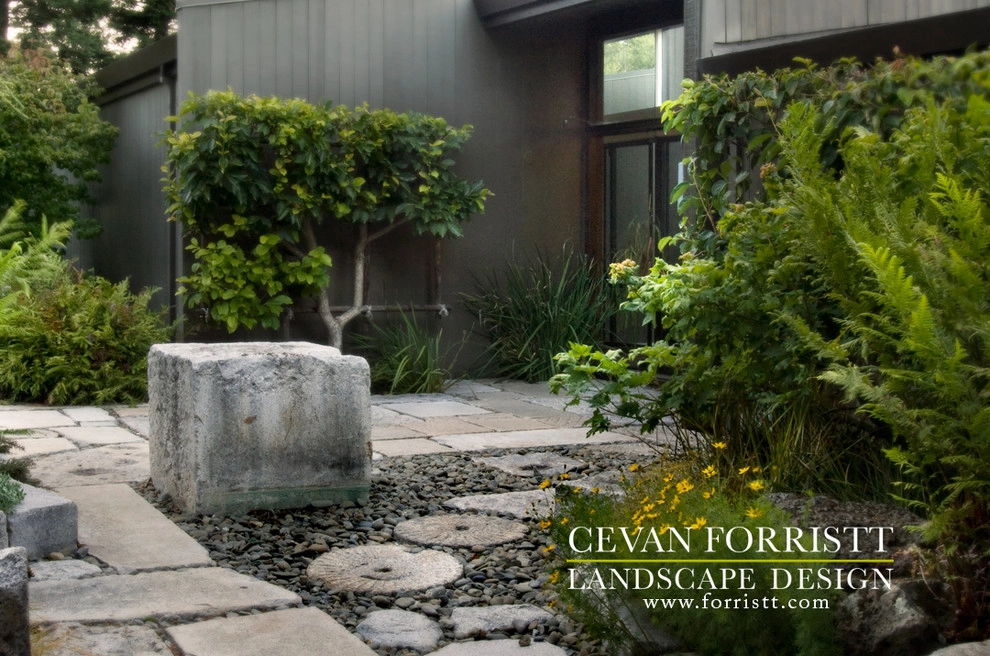 Woodside Contemporary Eclectic Garden by Forristt Landscape Design - Photo 3