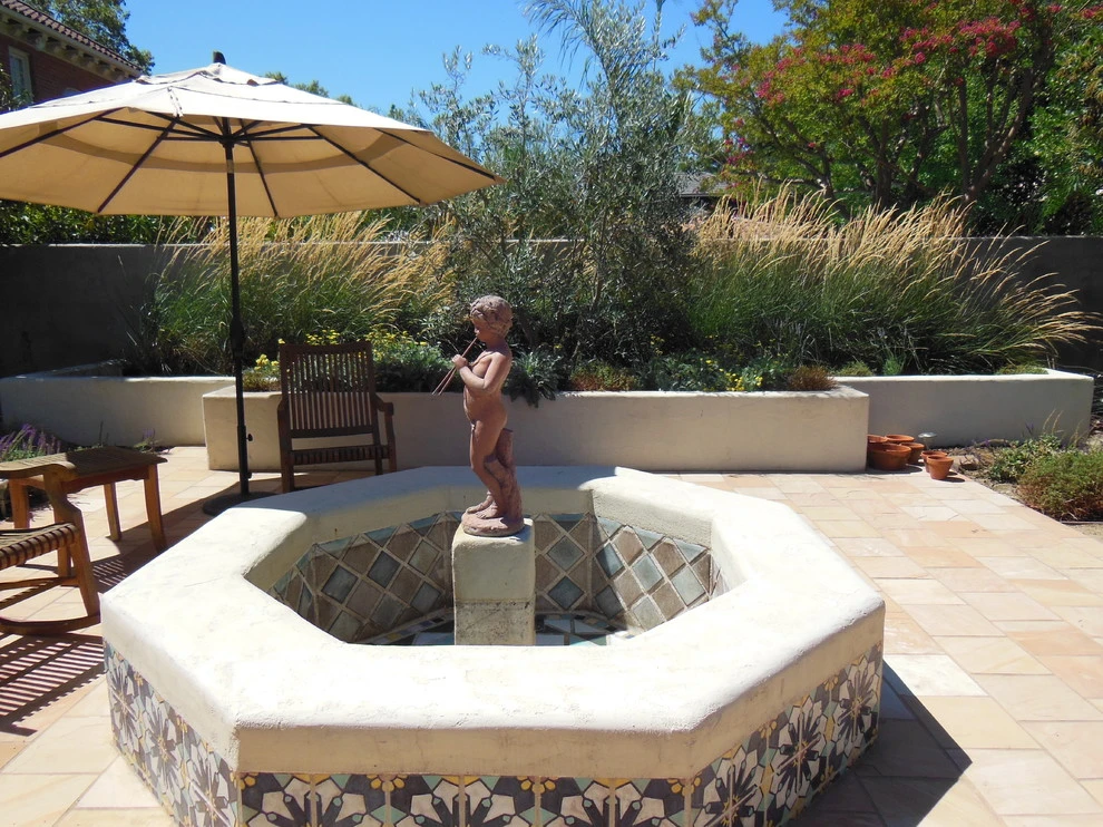Sacramento Mediterranean Garden-Back Yard by Wildflower Landscape Design At K&D Landscaping - Photo 4