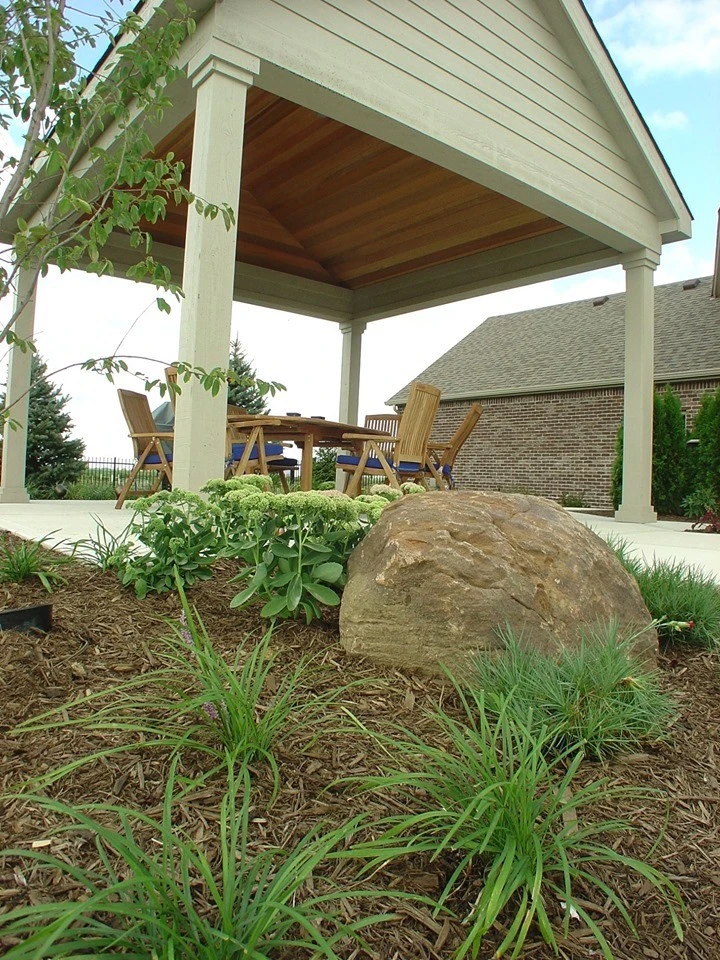 Covered roof cabanas by Calvin Landscape LLC - Photo 4