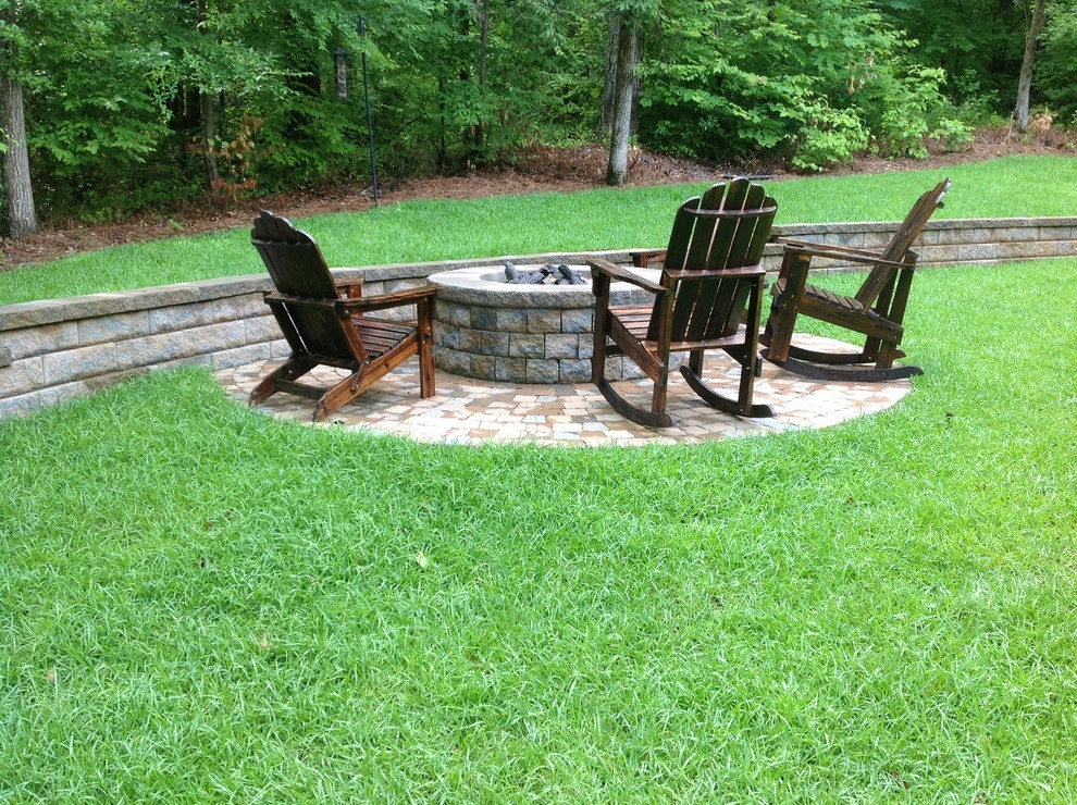 Belgard Outdoor Kitchen with Firepit by Four Seasons Of Georgia - Photo 9