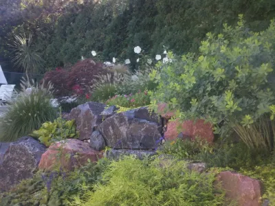 Rock Wall Garden — Landscape Design project by A Southern Gardener