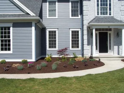 New Build ..the corner before /afters — Landscape Design project by Garden Designs By Jacqueline, Llc.