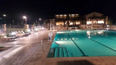 Skye Canyon Commercial Pool — Landscape Construction project by Desert Springs Landscaping