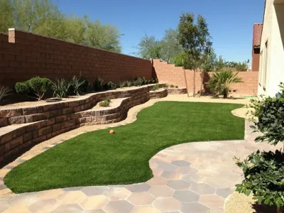 Artificial Turf — Landscape Construction project by Desert Springs Landscaping