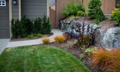 Margie's Entry Landscape — Landscape Design project by Gardens ALIVE Design in Duvall