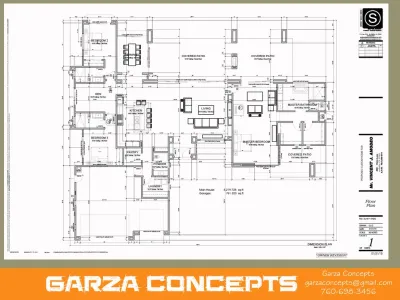 Drawings — Landscape Design project by Garza Concepts in la Quinta