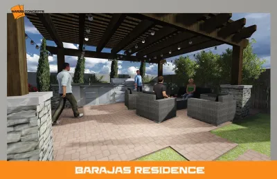 Barajas Residence — Landscape Design project by Garza Concepts