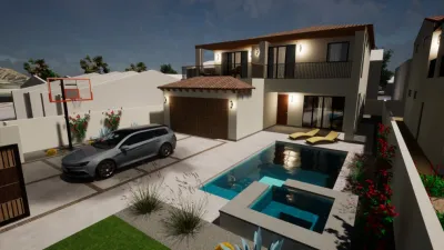 3D Renderings — Landscape Design project by Garza Concepts in Palm Springs