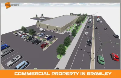 Commercial Property in Brawley — Landscape Design project by Garza Concepts