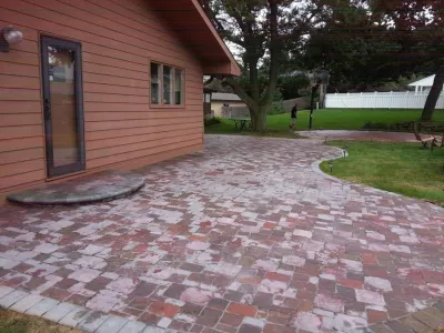 Dutch Cobblestone Paver Patio by Above And Beyond Complete Grounds Maintenance
