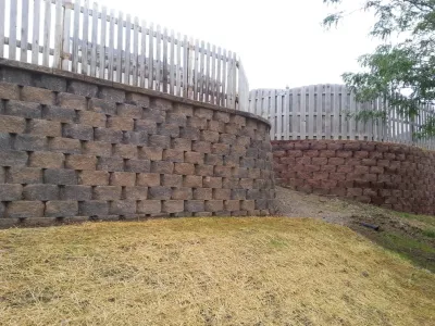 Clifton Retaining Wall — Landscape Design project by Above And Beyond Complete Grounds Maintenance