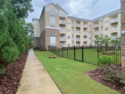 Mulch — Landscape Construction project by Atlanta Straw