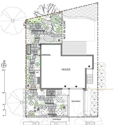 Gilmore Landscape Architecture - Outdoor Lighting Installation in Arlington, MA