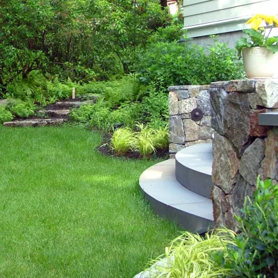 Gilmore Landscape Architecture - Outdoor Lighting Installation in Arlington, MA