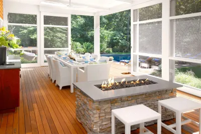 East End Oasis — Landscape Design project by Goldberg & Rodler, Inc.