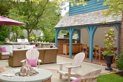 Manor on the Hill — Landscape Design project by Goldberg & Rodler, Inc. in Port Washington