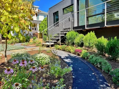 New home under the sun — Landscape Design project by Lawson Yardscapes in Alexandria