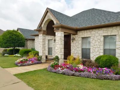 Front Yard Landscaping Project in Prosper by Absolutely Bushed Landscaping