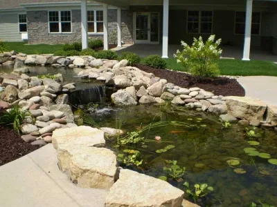 Water Feature Gallery — Landscape Design project by New Frontiers Landscaping