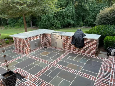Cook stations and outdoor grilling by Graham Kimak Landscape Designs
