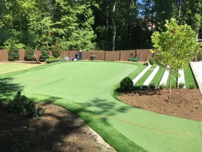 Putting Greens — Landscape Design project by Graham Kimak Landscape Designs