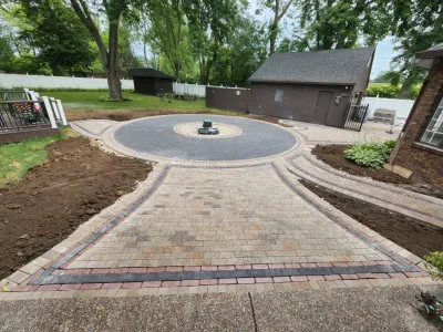 Moline Project — Landscape Construction project by Quad City Lawn And Landscape in Rock Island